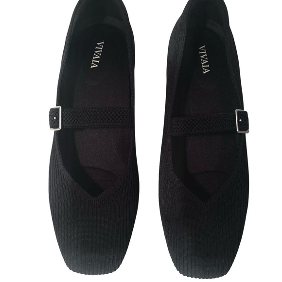 VIVAIA Margot Mary-Jane Square-Toe Ballet Flats - Picture 2 of 2